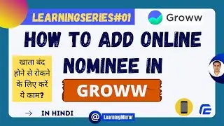 How to add nominee in groww | How to check nominee details in Groww | How to add nominee Online