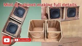 Mini dj cabinet making full details video ll how to make mini dj cabinet #minidj #minidjsetupprice
