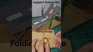 Folding Bridge . Dc Motor |#dcmotor #tech #youtubeshorts #motor #dcmoto