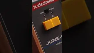 O chorus desse pedal &eacute; incr&iacute;vel! Tc Electronic June!