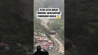 Mengerikan! Detik Detik Banjir Bandang Mengh4nt4m Pemukiman Warga