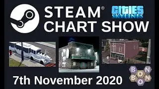 Top 20 Assets and Mods - Cities Skylines - Steam Chart - 7th November 2020 - i128