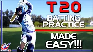 How to practice T20 batting (FULL SESSION)