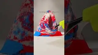 Satisfying Fun: Watch Kinetic Sand Transform into a Soothing Cup as It's Squished#kineticsand #asmr