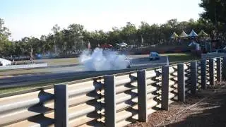 Craig Lowndes 100th Race Win Burnout