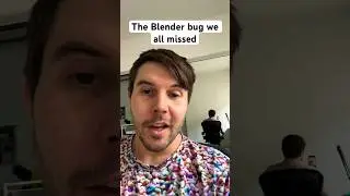 Blender был в наклонном состоянии 14 лет 🫣 #b3d