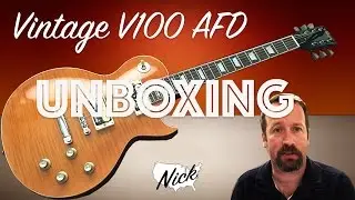 Vintage V100 AFD PA RA DI 53 Unboxing - Slash Paradise City Stylings! (not Gibson Les Paul)