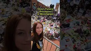 Ozzy's funeral Procession in Birmingham #ozzy #blacksabbath #brummie #ozzyosbourne #funeral
