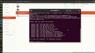 Installation of pgadmin4 in ubuntu using terminal