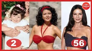 Catherine Zeta-Jones Through the Years ⭐ Transformation From 1 to 56 Years Old