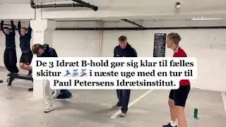 3 idræt B-hold gør sig klar til fælles skitur til Norge 🎿⛷️🏂