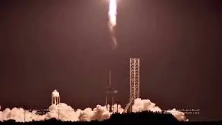 Closeup SlowMo: SpaceX Falcon 9 USSF-36 SpacePlane (OTV-8) August 21, 2025 11:50 PM