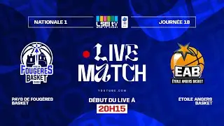 🏀 JOURNEE 18 - 25/26 : Pays de Foug&egrave;res Basket vs Angers