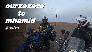 Episode 3 : ouarzazate to Mhamid Ghazlan full Road / ورزازات إلى محاميد الغزلان في اجواء ممطرة