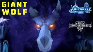 Defeat the Giant Heartless Wolf | Arendelle Boss Fight | Kingdom Hearts 3