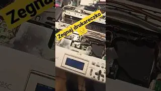 Brother zakończyła sw&oacute;j żywot 😔 Brother error 50 encoder death 😔