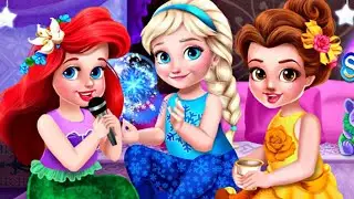 Elsa Frozen Princess Sleepover + Rapunzel Pimple Pop Online Games