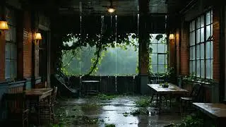 🌿 Rain Sounds with Wind Chimes - Gentle Metal Tones for Backyard Peace