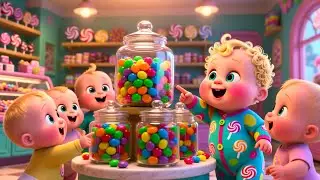 Candy Store Fun Baby 🍬 | Sweet Treat Song for Kids | Colorful Nursery Rhyme