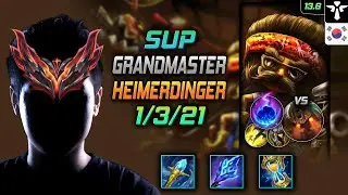 GrandMaster Support Heimerdinger Build Rylai's Crystal Scepter Arcane Comet - LOL KR 13.6