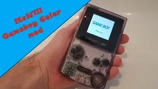 Gameboy Color McWill screen mod, very easy DIY. Makes it brighter, clearer, better!