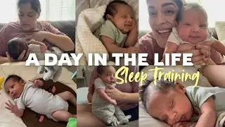 Day In The Life of Newborn Baby | Sleep Training | Rutinas Nuevas