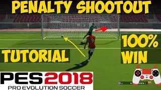 PES 2018 Penalty Shootout Tutorial | 100% Win Rate vs AI | Cheat/Glitch?