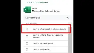 Excel 2.1 Learn to reference cells in other worksheets