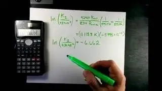 Van't Hoff Equation: Calculate Keq at a New Temperature