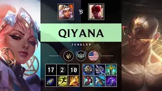 Qiyana Jungle vs Lee Sin - NA Challenger Patch 25.21