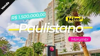 Apartamento com 141m² 3 suites Varanda Gourmet lazer no Condomínio Paulistano Morumbi