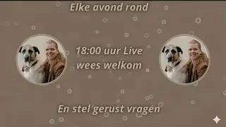 yo ben er weer Live met onze echte Megan 👏👏👏👏