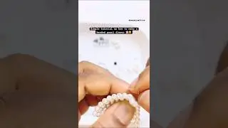 Full tutorial video👆#beads #africa #pearlaccessories #pearlflower #diy #tutorial #crochet #handmade