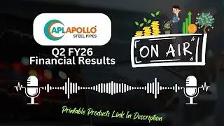 APL Apollo Tubes Q2 FY26 Results | Strong Growth in Revenue, Profit & Steel Demand Outlook Explained