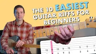 The 10 Easiest Guitar Riffs for Beginners