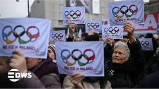 WATCH: Protesters March in Milan Against Winter Olympics Impact | Milano Cortina 2026 | AC15