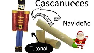 Os muestro, cómo hacer un cascanueces navideño/Enyer manualidades, especial de navidad