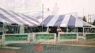 Crowd Control Barrier Covers - Barrier Jackets