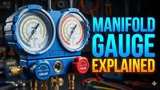 AC Manifold Gauge Set Explained in Hindi | Low & High Pressure Reading