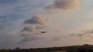 MC-130J 67th SOS RAF Mildenhall RAF Sculthorpe Hercules amazing low pass landing big sky's.