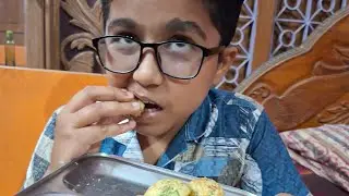 Evening tiffin time with Advik#food#cooking#talent#minivlog 