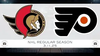 Senators vs Flyers 3.11.25 Sim - full game highlights (NHL 25)