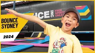 INSANE FUN at Bounce Inc Sydney!  Trampolines, Dodgeball & Epic Flips! 🇦🇺