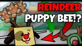 I FINALLY GOT 🦌REINDEER PUPPY BEE🦌! | Roblox Bee Swarm Simulator 🐝