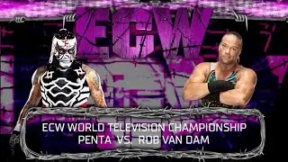 Penta vs. Rob Van Dam | ECW TV Championship Ladder Match | WWE 2K25 Fantasy Warfare