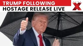 Trump Monitors Gaza Hostage Release Live: Hope for a New Middle East | NewsX