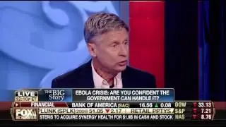 Libertarian Gary Johnson - Marijuana is a cure for Ebola