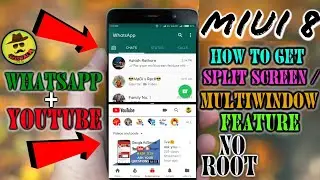 (Hindi) Get Split Screen/MultiWindow in MIUI 8.5.8 No Root | TricksWala