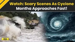 Cyclone Montha: Red Alert In Andhra, Odisha, Trains, Flights Cancelled, Cyclone Montha Landfall Soon