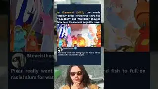 In Elemental (2023), the movie casually flops in-universe slurs like &ldquo;cloud puff&rdquo; and &ldquo;fireball&rdquo;